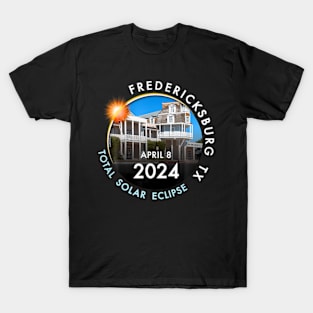 2024 Total Solar Eclipse Totality Fredericksburg Texas 26 T-Shirt